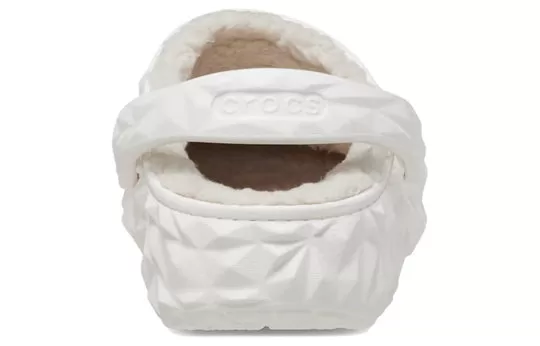Crocs-Classic-Lined-Geometric-Clogs-White-4 Crocs Classic Lined Geometric Clogs 'White'