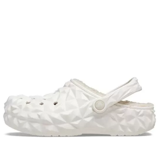 Crocs Classic Lined Geometric Clogs 'White' Crocs Classic Lined Geometric Clogs 'White'