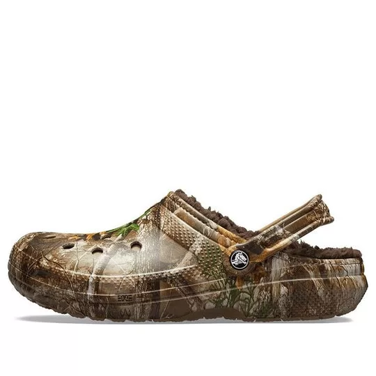 Crocs Classic Lined Realtree Edge Clog 'Brown' Crocs Classic Lined Realtree Edge Clog 'Brown'