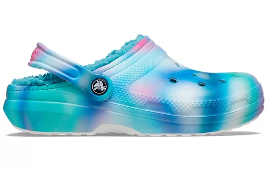 Crocs-Classic-Lined-Solarized-Clogs-White-Blue-Aqua-1 Crocs Classic Lined Solarized Clogs 'White Blue Aqua'
