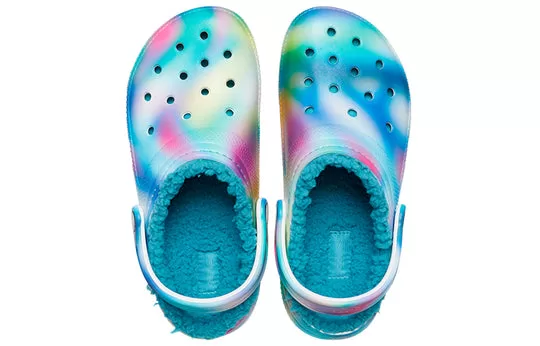 Crocs-Classic-Lined-Solarized-Clogs-White-Blue-Aqua-3 Crocs Classic Lined Solarized Clogs 'White Blue Aqua'