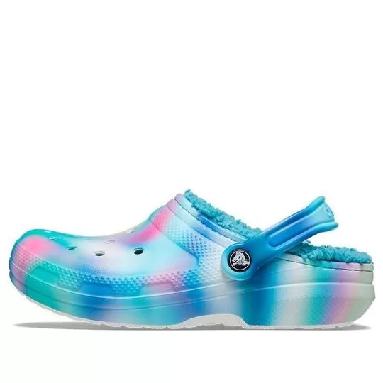 Crocs Classic Lined Solarized Clogs 'White Blue Aqua' Crocs Classic Lined Solarized Clogs 'White Blue Aqua'