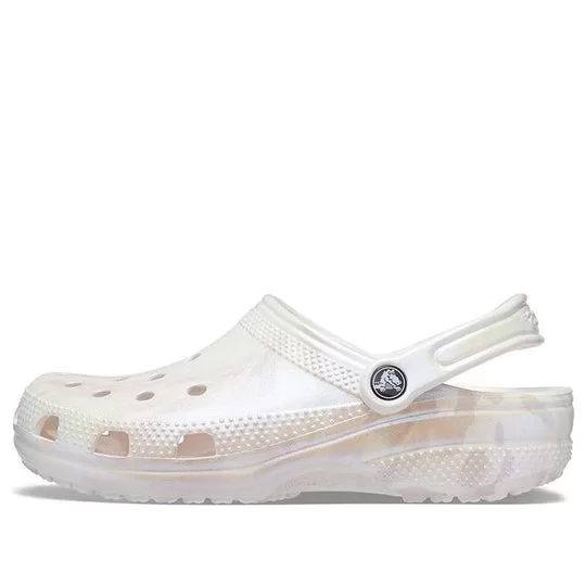 Crocs Classic Marble Clogs 'White Pink' Crocs Classic Marble Clogs 'White Pink'