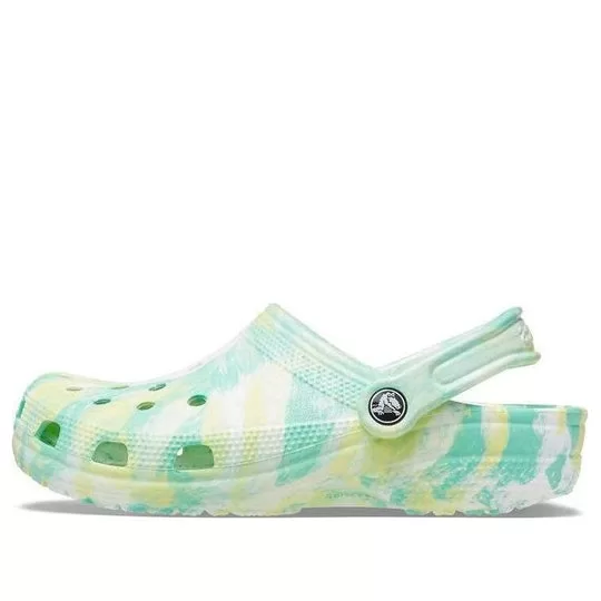 Crocs Classic Marbled Clogs 'Green Yellow' Crocs Classic Marbled Clogs 'Green Yellow'