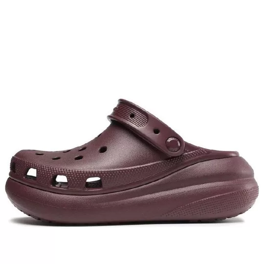 Crocs Classic Mega Crush Clogs 'Dark Cherry' Crocs Classic Mega Crush Clogs 'Dark Cherry'