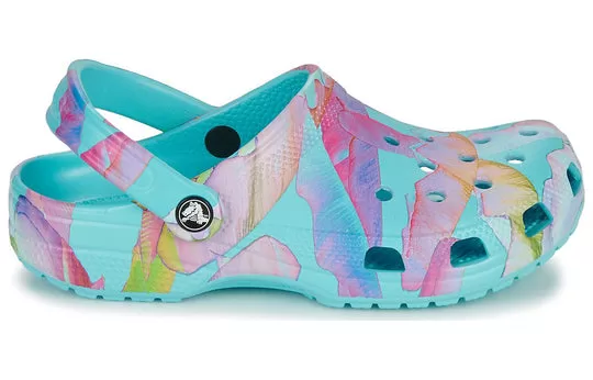 Crocs-Classic-Palm-Print-Clogs-Neptune-Multi-1 Crocs Classic Palm Print Clogs 'Neptune Multi'