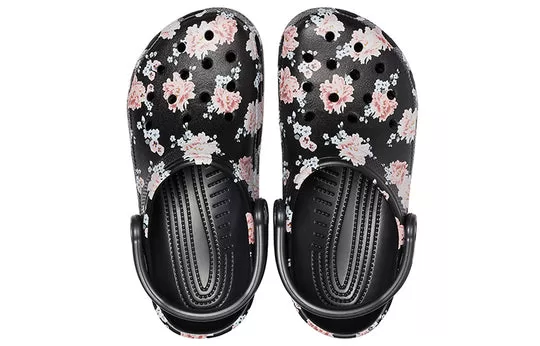 Crocs-Classic-Printed-Clogs-Black-Pink-3 Crocs Classic Printed Clogs 'Black Pink'