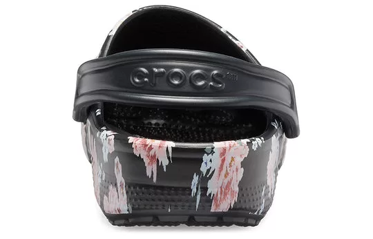 Crocs-Classic-Printed-Clogs-Black-Pink-4 Crocs Classic Printed Clogs 'Black Pink'