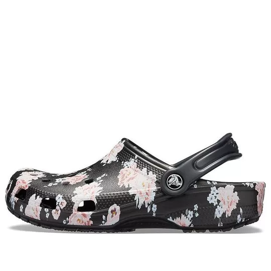 Crocs Classic Printed Clogs 'Black Pink' Crocs Classic Printed Clogs 'Black Pink'
