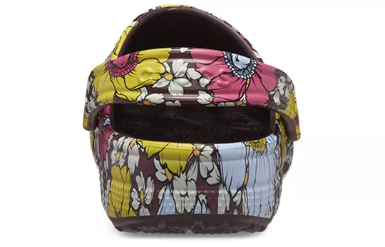 Crocs-Classic-Retro-Floral-Clogs-Yellow-Pink-4 Crocs Classic Retro Floral Clogs 'Yellow Pink'