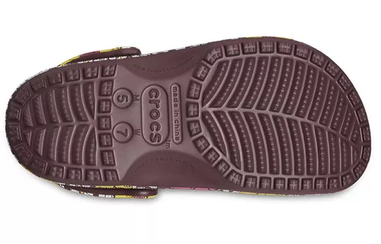 Crocs-Classic-Retro-Floral-Clogs-Yellow-Pink-5 Crocs Classic Retro Floral Clogs 'Yellow Pink'