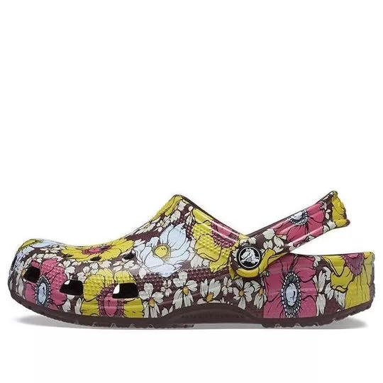 Crocs Classic Retro Floral Clogs 'Yellow Pink' Crocs Classic Retro Floral Clogs 'Yellow Pink'