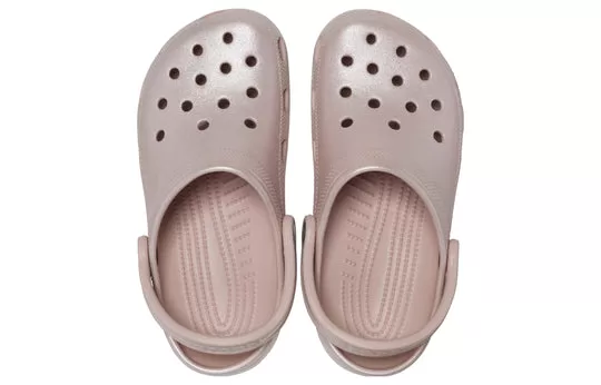 Crocs-Classic-Shimmer-Clogs-Pink-2085866TY-1 Crocs Classic Shimmer Clogs 'Pink' 2085866TY