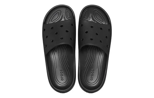 Crocs-Classic-Slides-Black-3 Crocs Classic Slides 'Black'