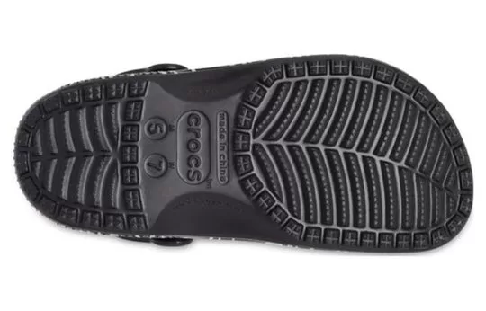 Crocs-Classic-Smiley-World-Clogs-Black-White-7 Crocs Classic Smiley World Clogs 'Black White'