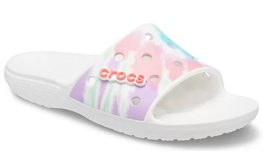 Crocs-Classic-Tie-Dye-Pattern-Slippers-Multi-Color-3 Crocs Classic Tie Dye Pattern Slippers Multi-Color