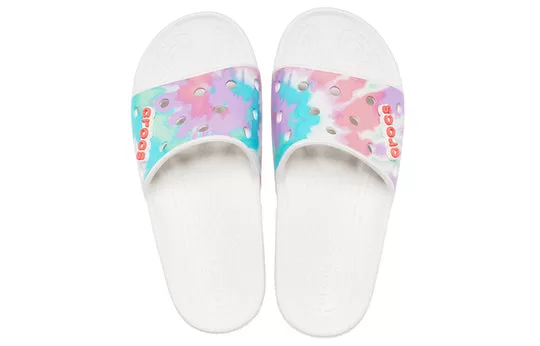 Crocs-Classic-Tie-Dye-Pattern-Slippers-Multi-Color-4 Crocs Classic Tie Dye Pattern Slippers Multi-Color