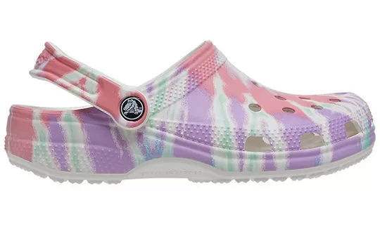 Crocs-Classic-clog-Pattern-Crocs-Flat-Heel-Sports-Colorful-Blue-Sandals-2 Crocs Classic clog Pattern Crocs Flat Heel Sports Colorful Blue Sandals