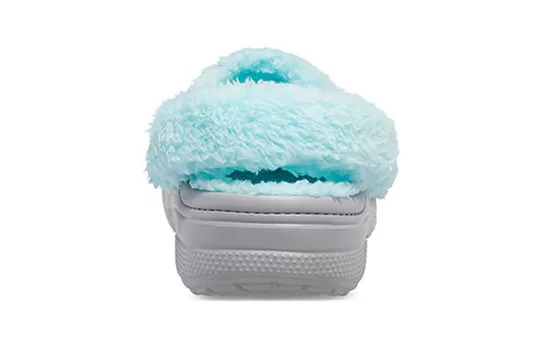 Crocs-Classic-clog-Stay-Warm-Fleece-Lined-Shoe-Unisex-Gray-Blue-5 Crocs Classic clog Stay Warm Fleece Lined Shoe Unisex Gray Blue