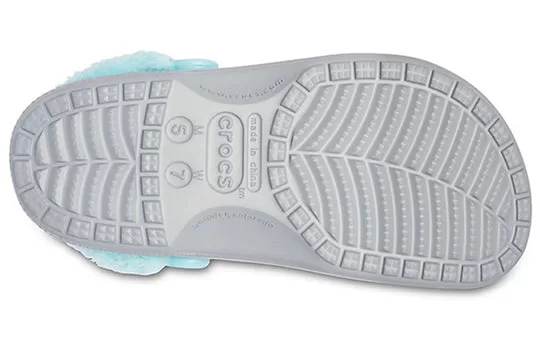 Crocs-Classic-clog-Stay-Warm-Fleece-Lined-Shoe-Unisex-Gray-Blue-6 Crocs Classic clog Stay Warm Fleece Lined Shoe Unisex Gray Blue