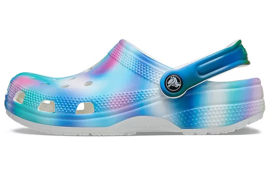 Crocs-Colorful-Crocs-Beach-Unisex-Multi-Color-White-Sandals-1 Crocs Colorful Crocs Beach Unisex Multi-Color White Sandals