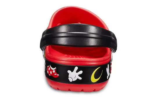 Crocs-Crocband-Cartoon-Mickey-Mouse-Wear-Resistant-Unisex-Red-Black-Sandals-Red-Black-5 Crocs Crocband Cartoon Mickey Mouse Wear-Resistant Unisex Red Black Sandals 'Red Black'