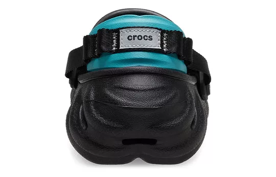 Crocs-Echo-Reflective-Laces-Clog-Black-Teal-4 Crocs Echo Reflective Laces Clog 'Black Teal'