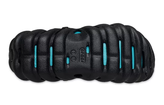Crocs-Echo-Reflective-Laces-Clog-Black-Teal-5 Crocs Echo Reflective Laces Clog 'Black Teal'