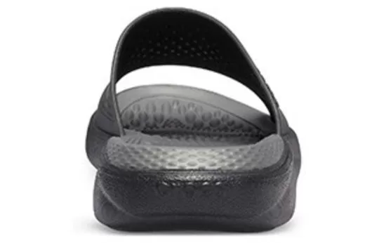 Crocs-LiteRide-Black-Gray-Sandals-Black-Grey-4 Crocs LiteRide Black Gray Sandals 'Black Grey'