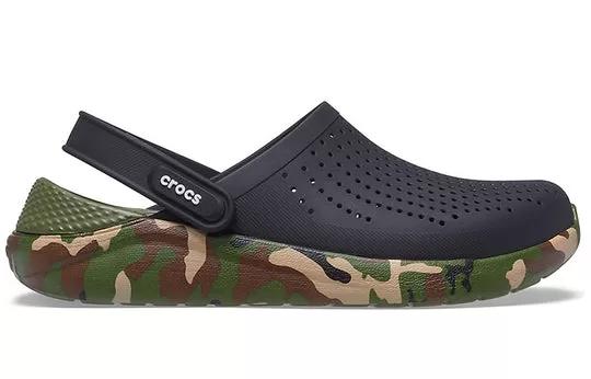 Crocs-LiteRide-Shoe-Printing-Classic-Sandals-Unisex-Black-2 Crocs LiteRide Shoe Printing Classic Sandals Unisex Black