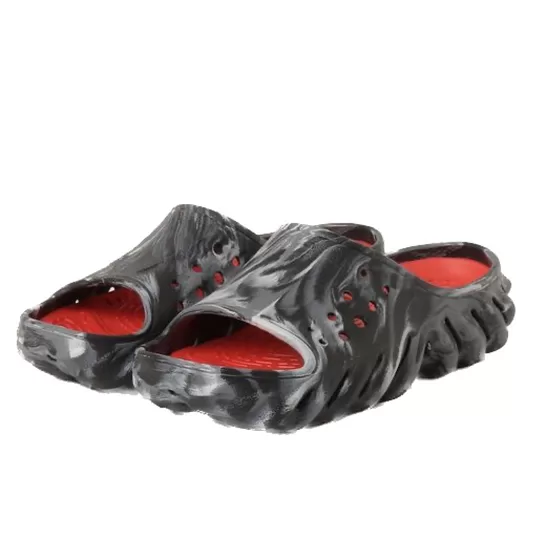 Crocs-Marbled-Echo-Slide-Black-1 Crocs Marbled Echo Slide 'Black'