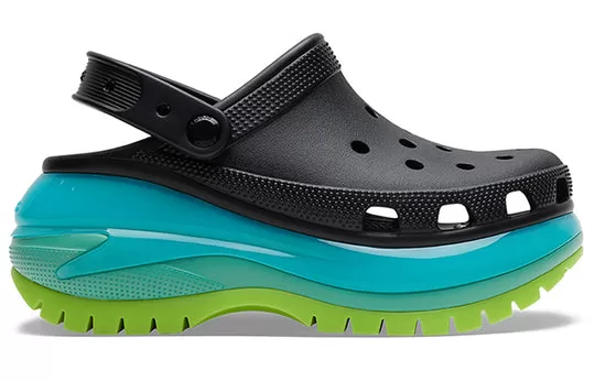 Crocs-Mega-Crush-Clogs-Black-Multi-2 Crocs Mega Crush Clogs 'Black Multi'