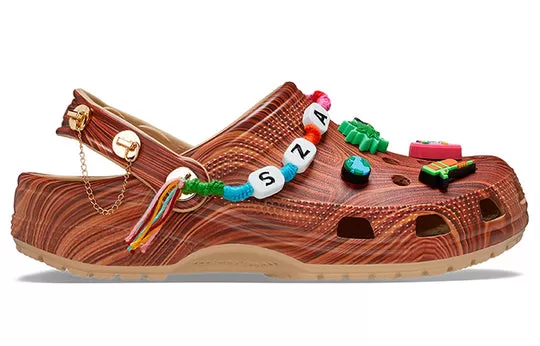 Crocs-SZA-x-Classic-Clog-Woodgrain-1 Crocs SZA x Classic Clog 'Woodgrain'