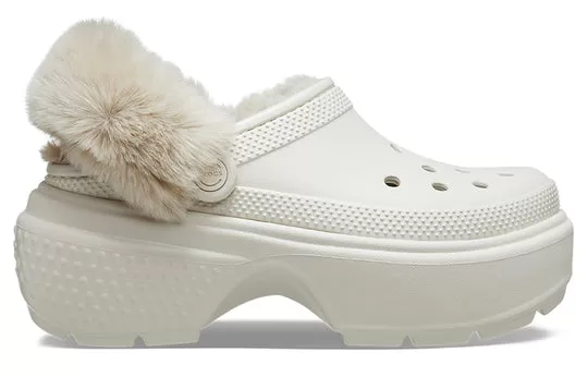 Crocs-Stomp-Lined-Clogs-White-2 Crocs Stomp Lined Clogs 'White'