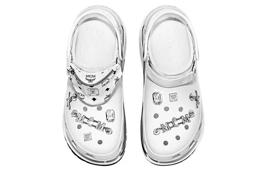 Crocs-x-MCM-Mega-Crush-Clogs-White-Silver-MEXDAMM08WT-3 Crocs x MCM Mega Crush Clogs 'White Silver' MEXDAMM08WT
