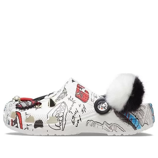 Disney x Crocs Pattern Unisex White Sandals Disney x Crocs Pattern Unisex White Sandals