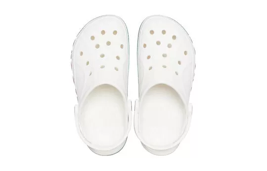 GS-Crocs-Bayaband-Rainbow-Glitter-Clogs-White-Red-2 (GS) Crocs Bayaband Rainbow Glitter Clogs 'White Red'