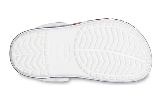 GS-Crocs-Bayaband-Rainbow-Glitter-Clogs-White-Red-4 (GS) Crocs Bayaband Rainbow Glitter Clogs 'White Red'