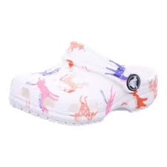 GS-Crocs-Classic-Character-Print-Clog-K-White-Red-Blue-1 (GS) Crocs Classic Character Print Clog K 'White Red Blue'
