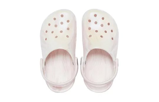 GS-Crocs-Classic-Clogs-Marble-White-Pink-3 (GS) Crocs Classic Clogs 'Marble White Pink'