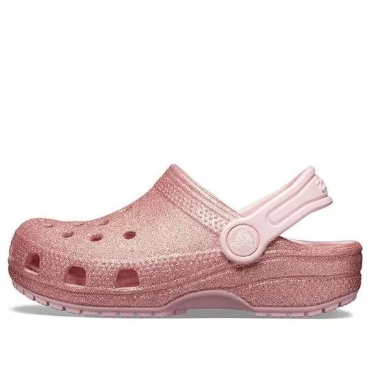 (GS) Crocs Classic Glitter Clogs 'Rose Pink' (GS) Crocs Classic Glitter Clogs 'Rose Pink'