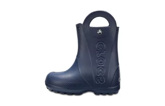 GS-Crocs-Handle-It-Rain-Boots-Navy-12803-04-1 (GS) Crocs Handle It Rain Boots 'Navy' 12803-04