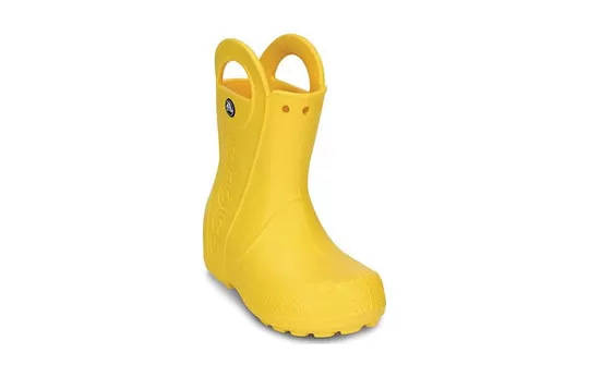 GS-Crocs-Handle-It-Rain-Boots-Yellow-12803-730-2 (GS) Crocs Handle It Rain Boots 'Yellow' 12803-730