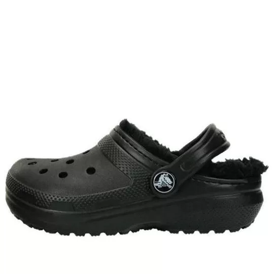 (GS) Crocs Kids Classic Lined Clogs 'Black' (GS) Crocs Kids Classic Lined Clogs 'Black'