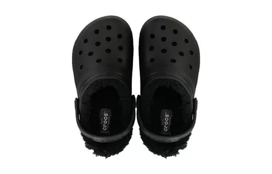 GS-Crocs-Lined-Clog-Outdoor-Sandals-Black-3 (GS) Crocs Lined Clog Outdoor Sandals 'Black'