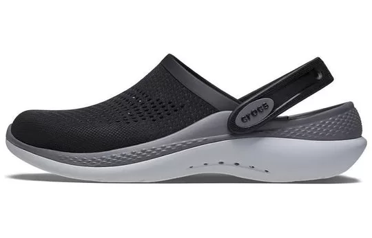 GS-Crocs-LiteRide-360-Clogs-Black-Grey-1 (GS) Crocs LiteRide 360 Clogs 'Black Grey'