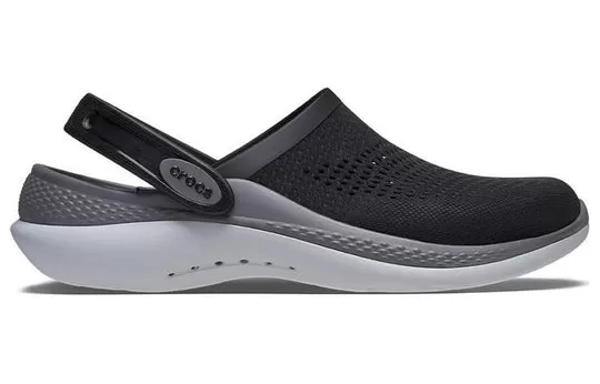 GS-Crocs-LiteRide-360-Clogs-Black-Grey-2 (GS) Crocs LiteRide 360 Clogs 'Black Grey'