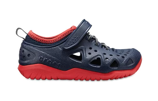 GS-Crocs-Swiftwater-Play-Shoes-Navy-Red-1 (GS) Crocs Swiftwater Play Shoes 'Navy Red'