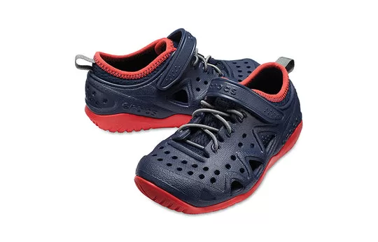 GS-Crocs-Swiftwater-Play-Shoes-Navy-Red-3 (GS) Crocs Swiftwater Play Shoes 'Navy Red'