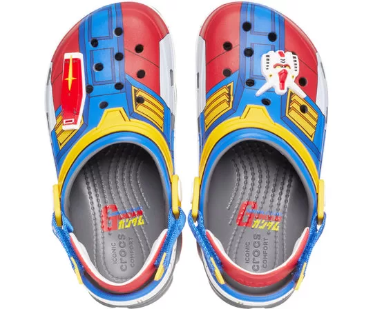 GS-Crocs-x-Gundam-All-Terrain-Clog-Red-Blue-3 (GS) Crocs x Gundam All-Terrain Clog 'Red Blue'